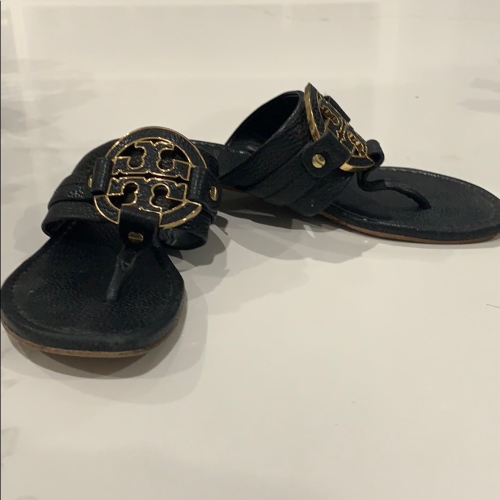 Authentic Tory Burch Black Sandals